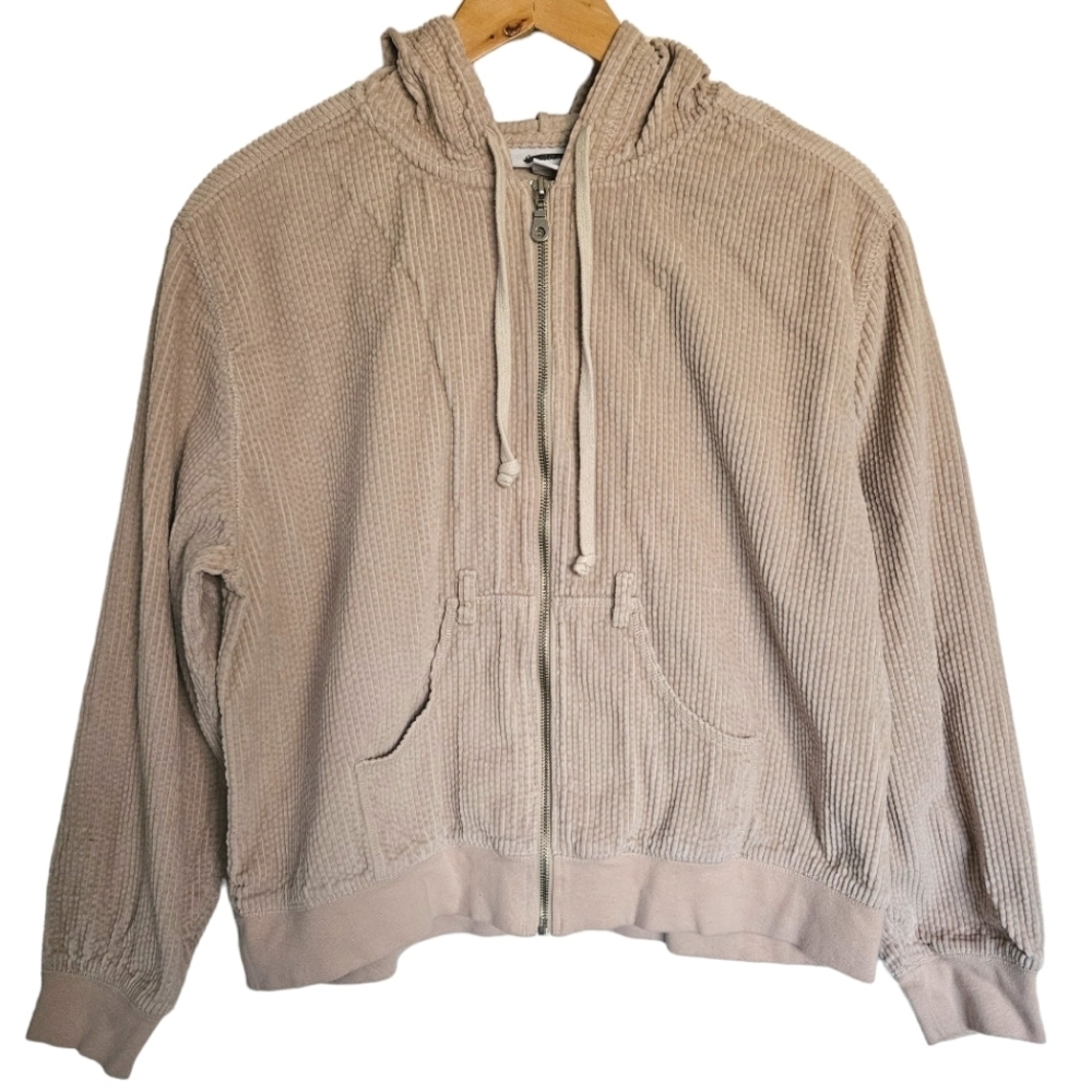 Dressbarn‎ corduroy full zip hoodie